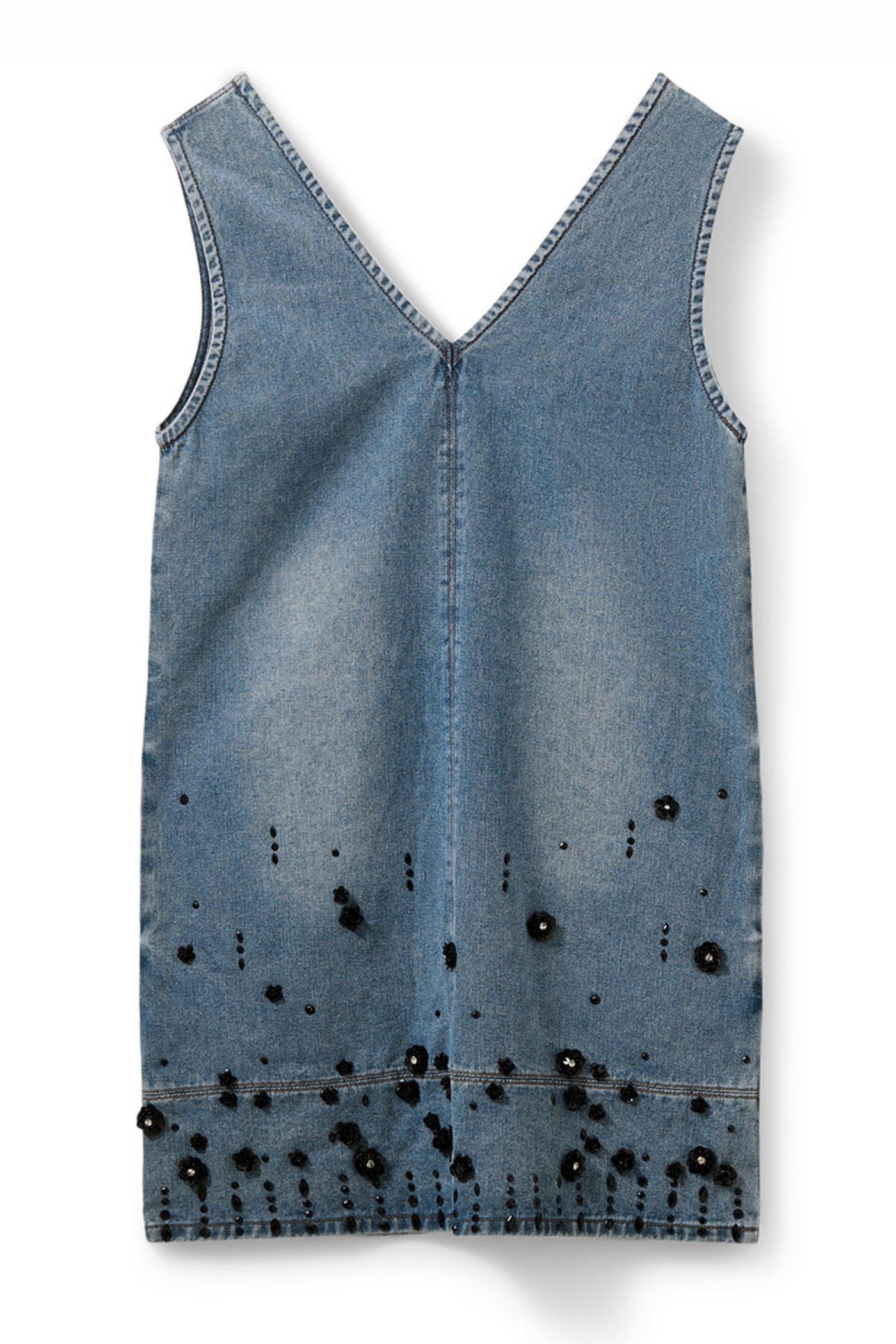 OLYMPESW SHORT DENIM DRESS 5002 Denim blue - S261321