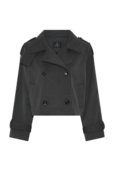 OncocaBBShort trenchcoat Grey - BBW5086 Thumbnail