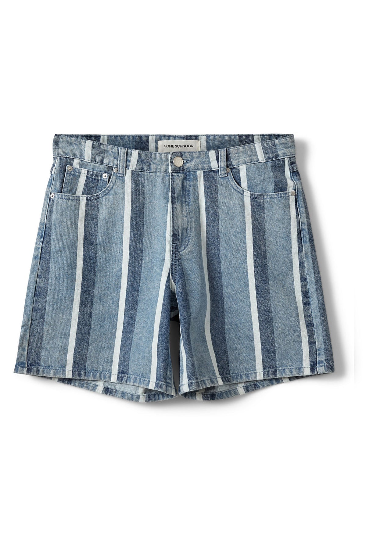 OZILASW STRIPED DENIM SHORTS 5123 Blue denim Stripe - S262271