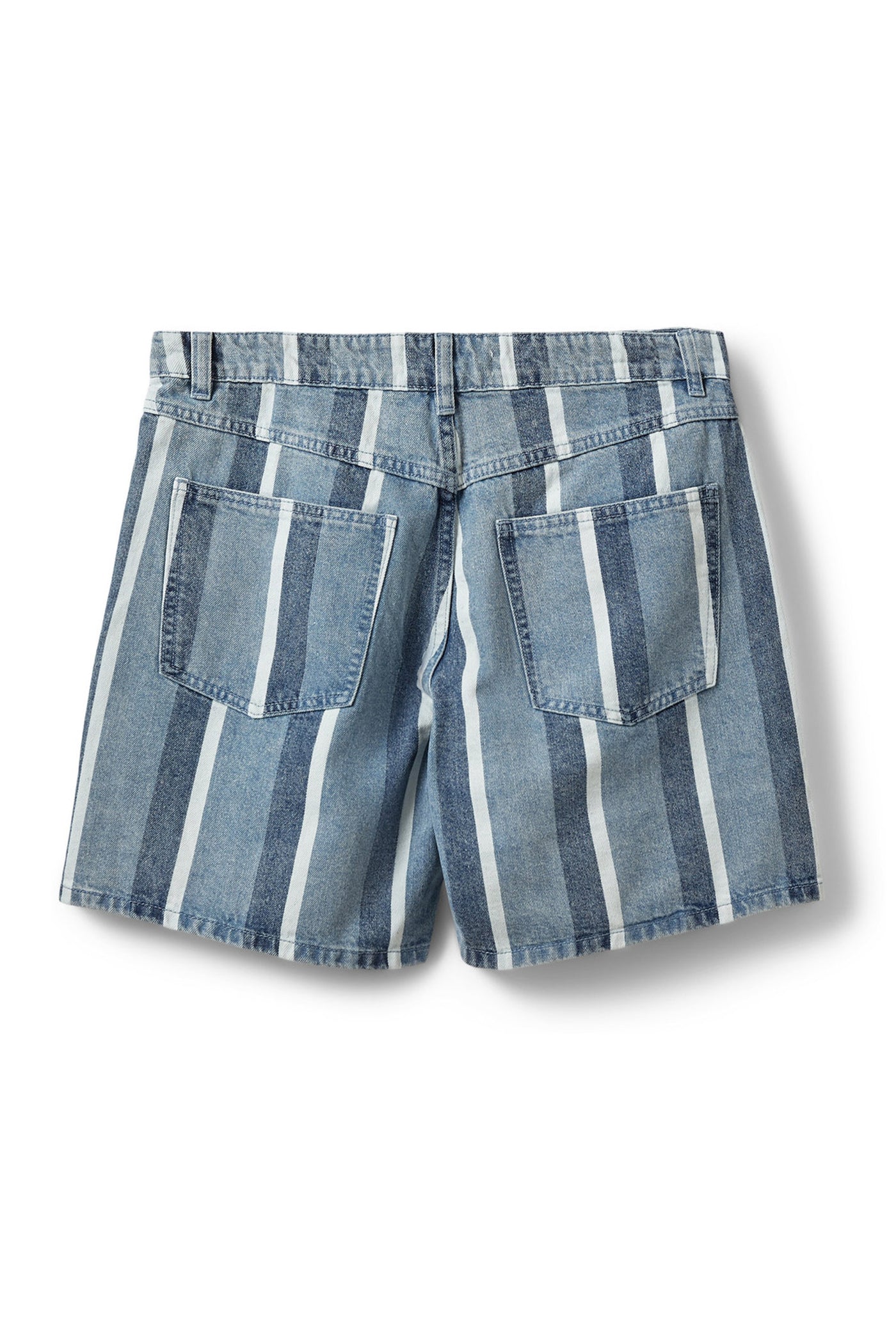 OZILASW STRIPED DENIM SHORTS 5123 Blue denim Stripe - S262271
