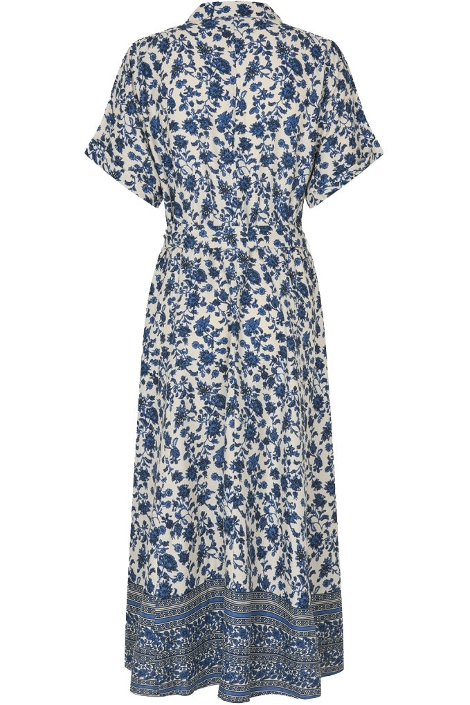 Blakell Midi Dress Ss Blue - 26105-3001