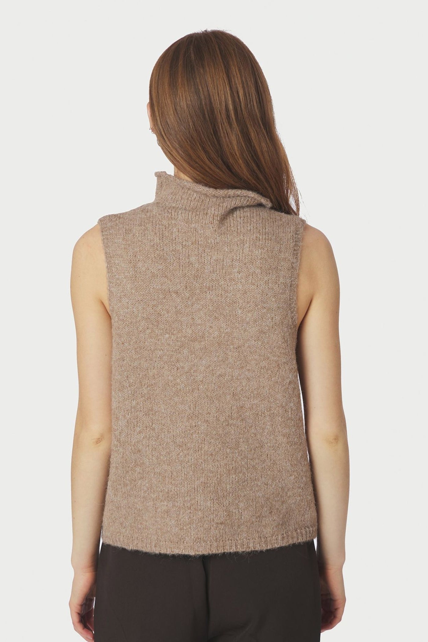 Odelia Knit Top Dark Sand - 161753