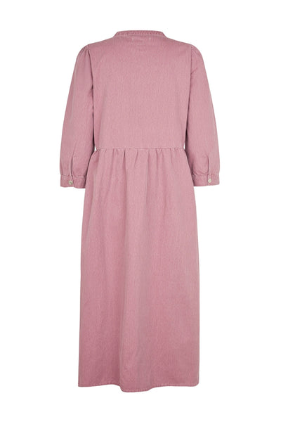 OliviaLL Midi Dress 3/4 68 Plum - 25557-3011 Thumbnail