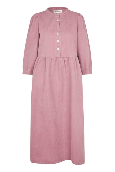 OliviaLL Midi Dress 3/4 68 Plum - 25557-3011 Thumbnail