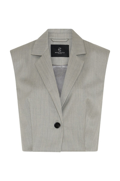 PhialaBBLinisi waistcoat BEIGE MELANGE - BBW5184 Thumbnail