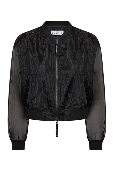 Organza Bomber Black - HL10660 Thumbnail