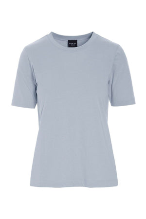 Osaka organic cotton t-shirt TENDER BLUE - 261-4075-3435