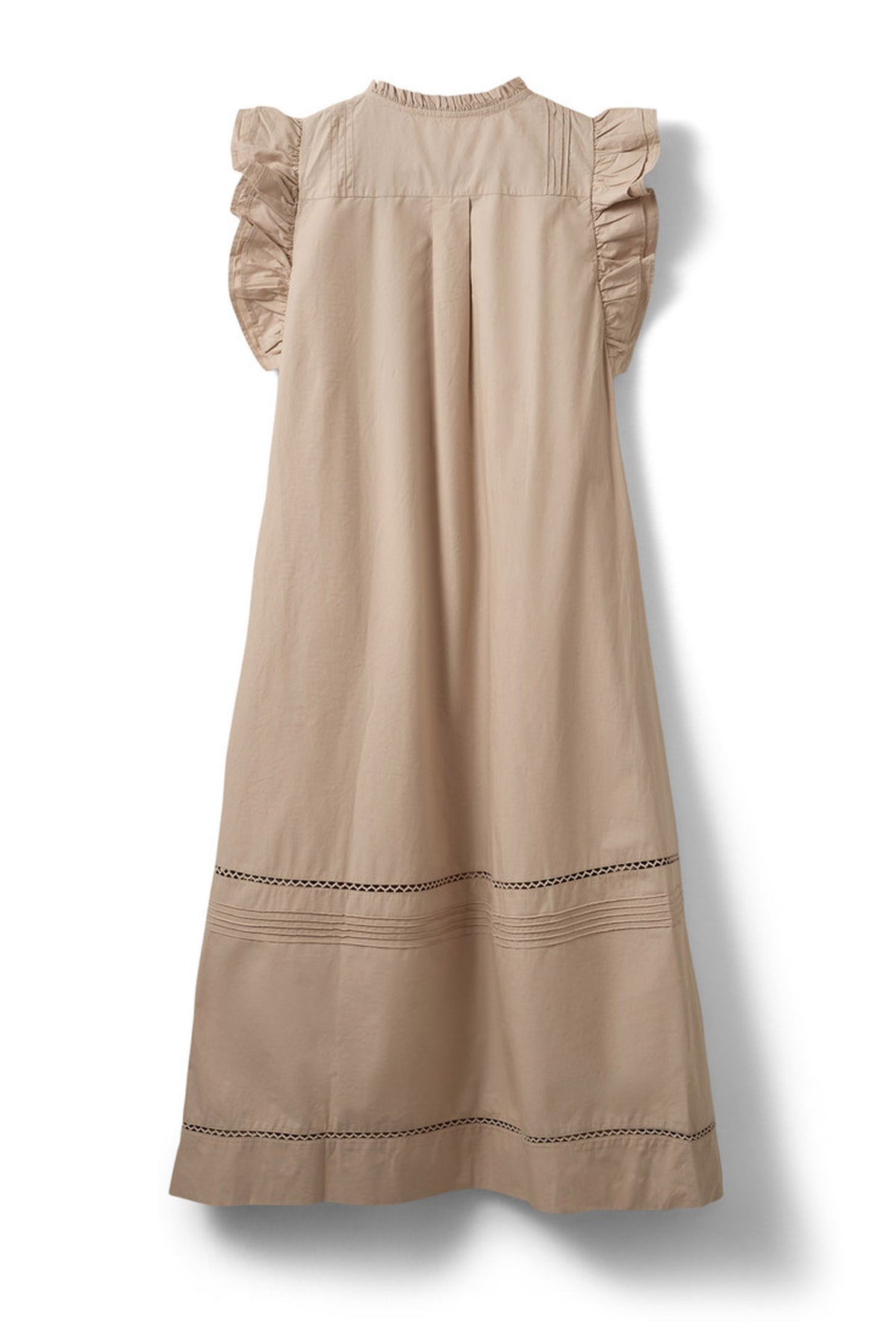 Otaniasw Frill Cotton Dress Feather Gray - S262147
