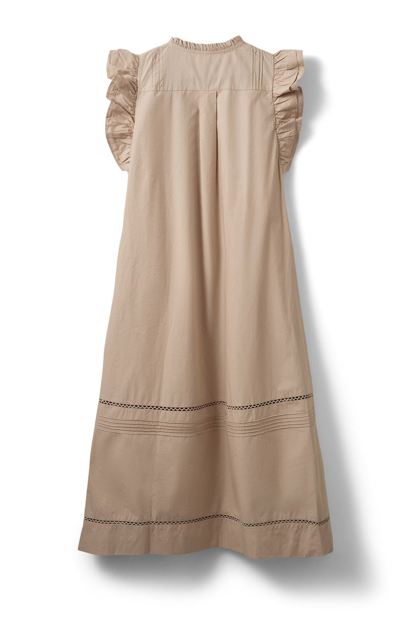 Otaniasw Frill Cotton Dress Feather Gray - S262147