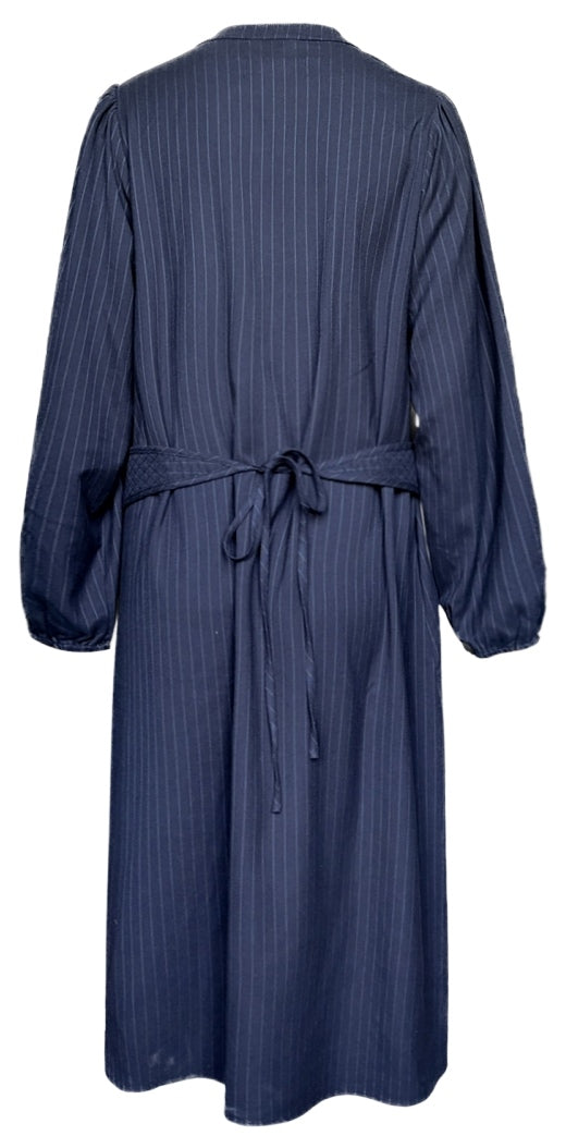 ParisLL Midi Dress LS 27 Dark Navy - 90072-3014