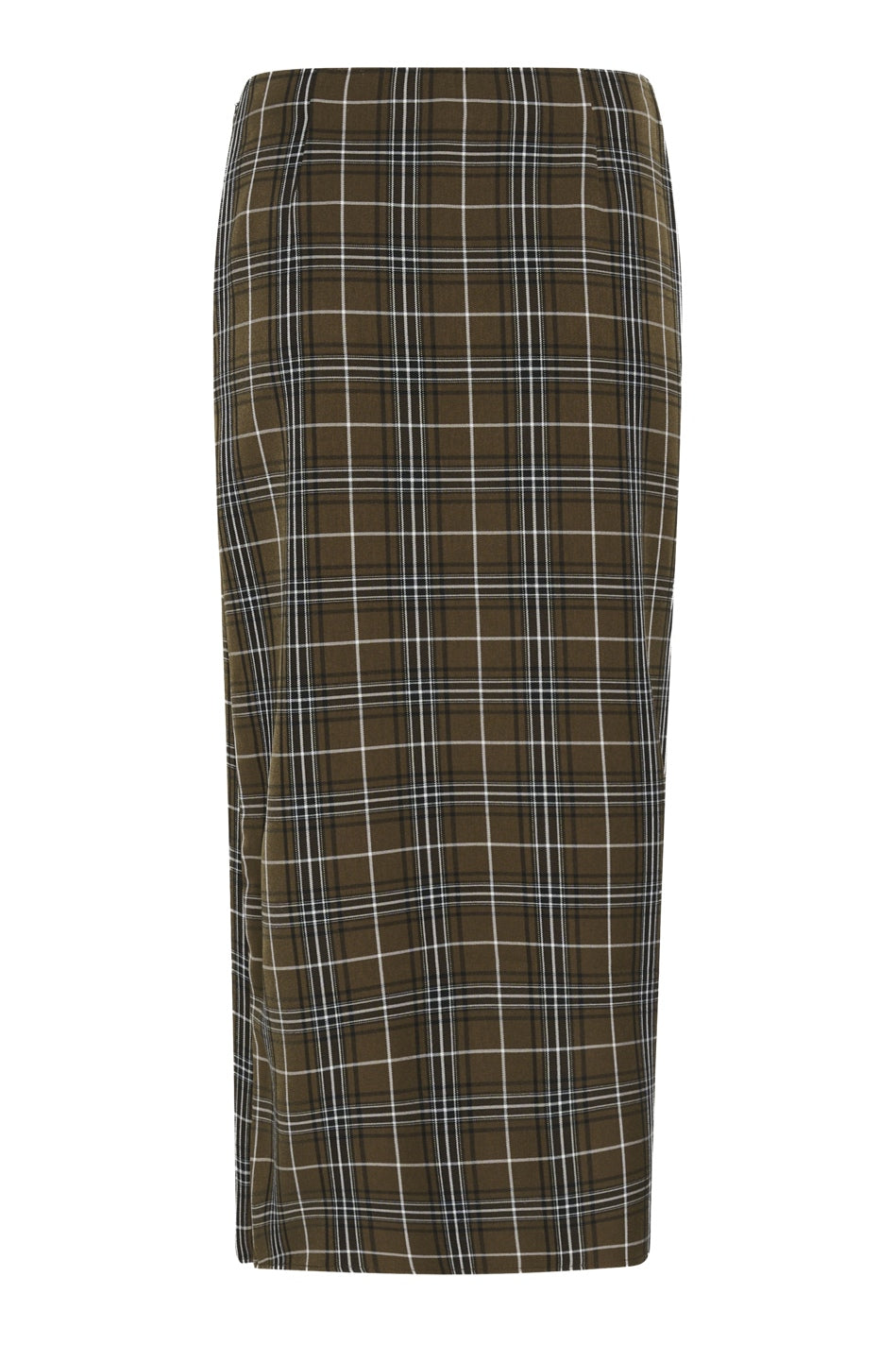 GZaleya HW skirt green olive check - 109881 - 10911453