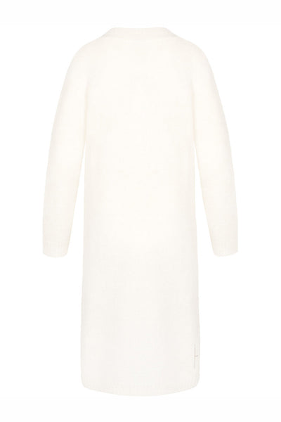 PERNILLE Long Cardigan 0003 White Alyssum - 2610120678 Thumbnail