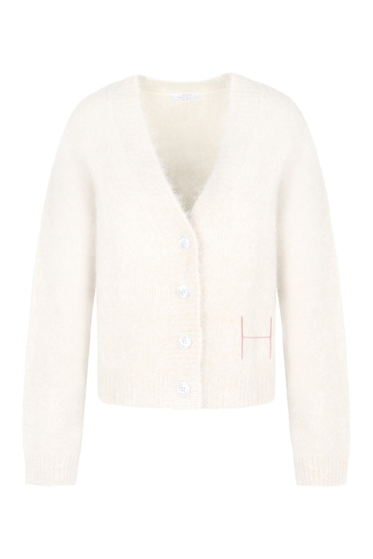 PERNILLE Short Cardigan 0003 White Alyssum - 2610120677