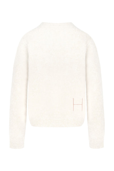 PERNILLE Short Cardigan 0003 White Alyssum - 2610120677 Thumbnail