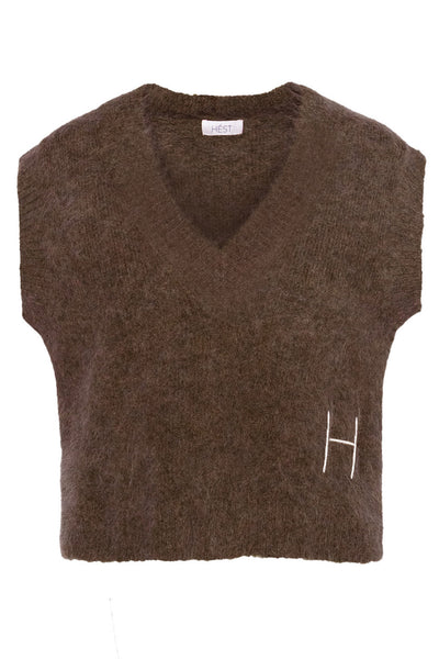 PERNILLE Vest 6002 Dark Earth - 2540120807 Thumbnail