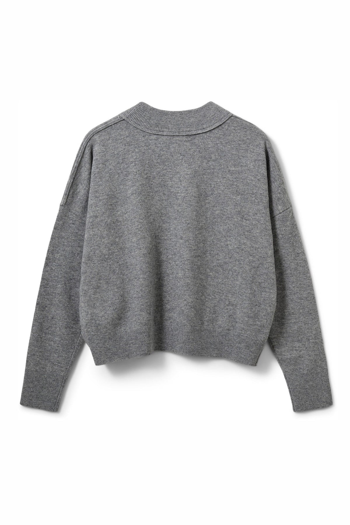 PORTIASW KNIT SWEATER 8000 Grey Melange - S261355