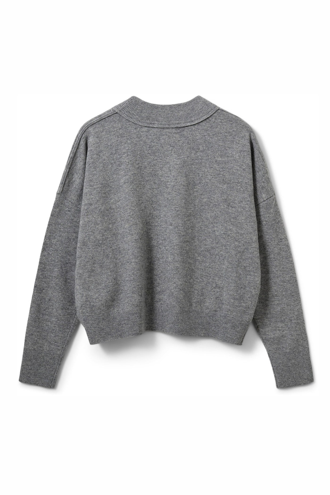 PORTIASW KNIT SWEATER 8000 Grey Melange - S261355