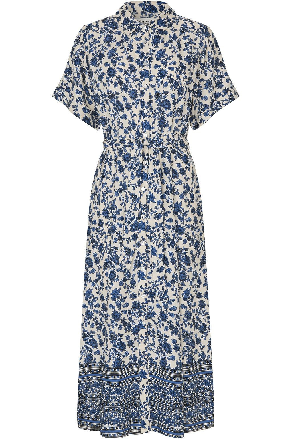 Blakell Midi Dress Ss Blue - 26105-3001