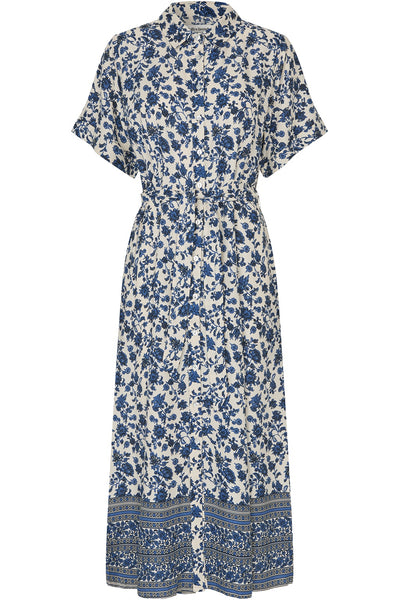 Blakell Midi Dress Ss Blue - 26105-3001 Thumbnail