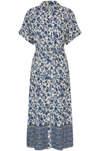 Blakell Midi Dress Ss Blue - 26105-3001 Thumbnail