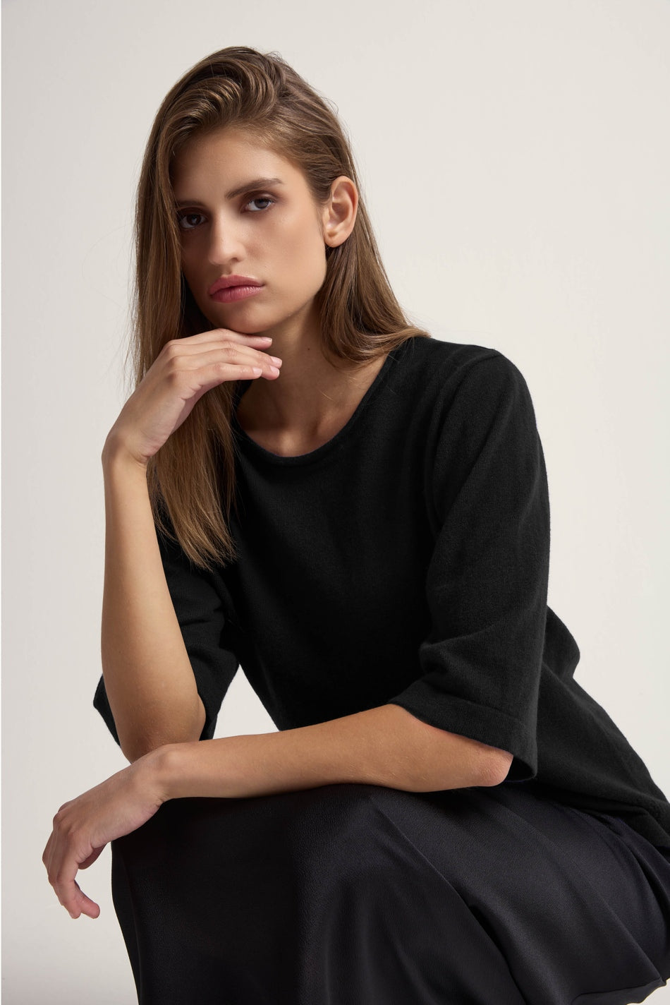 ChalinaBBAndra knit Black - BBW4837