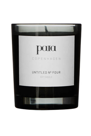 Paia Copenhagen Unscented Candle - Black
