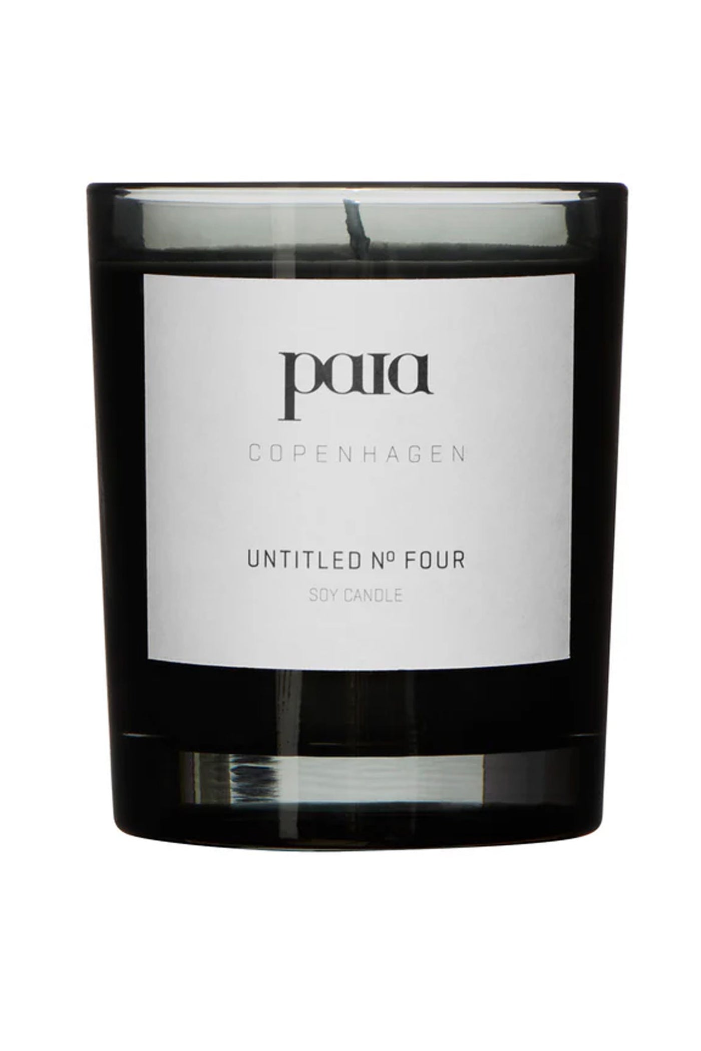 Paia Copenhagen Unscented Candle - Black