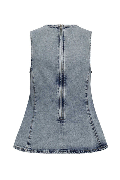 PancyCC Denim Top 114-Fade Denim - 43008 Thumbnail