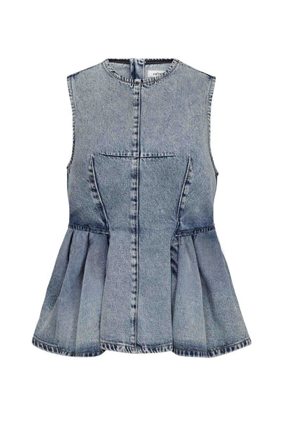 PancyCC Denim Top 114-Fade Denim - 43008 Thumbnail
