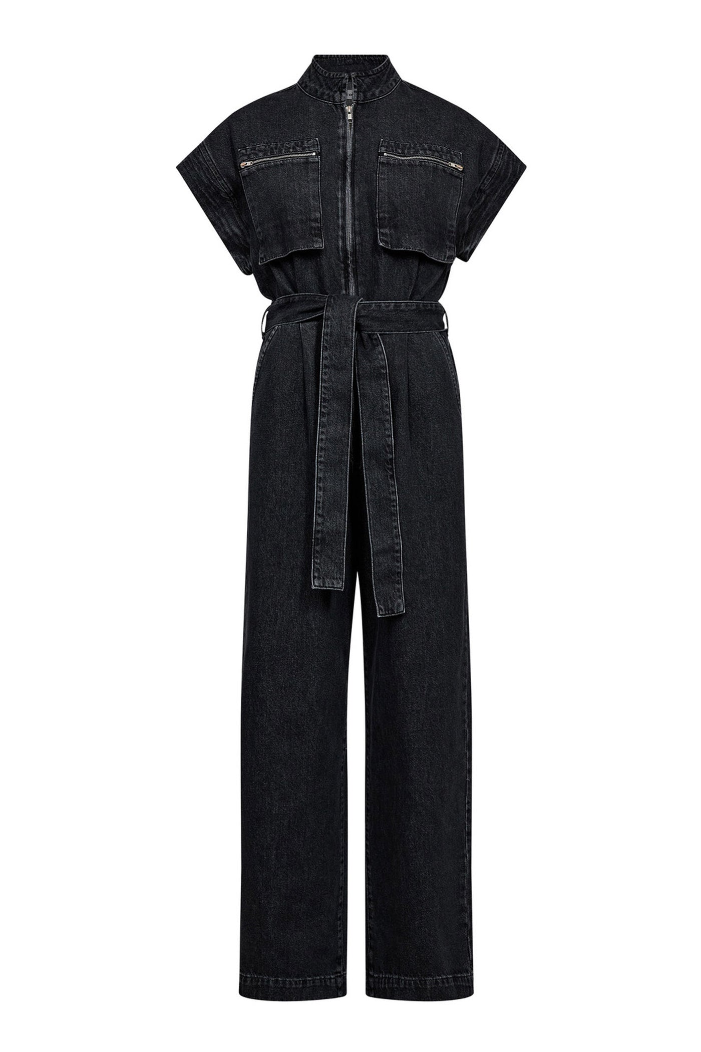 PancyCC Zip LL Jumpsuit 96-Black - 41025