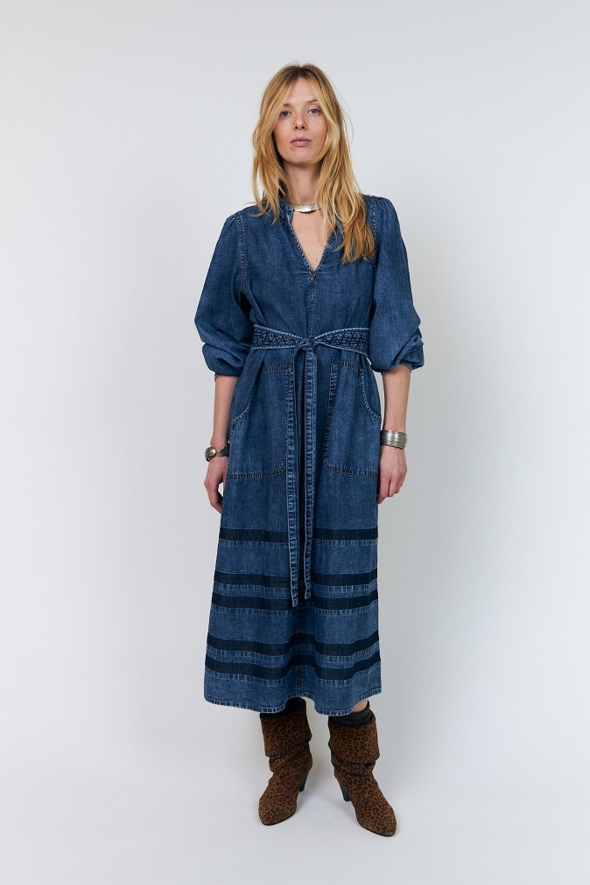 ParisLL Midi Dress 20 Blue - 26421-3002