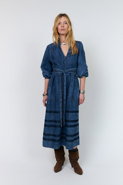 ParisLL Midi Dress 20 Blue - 26421-3002 Thumbnail