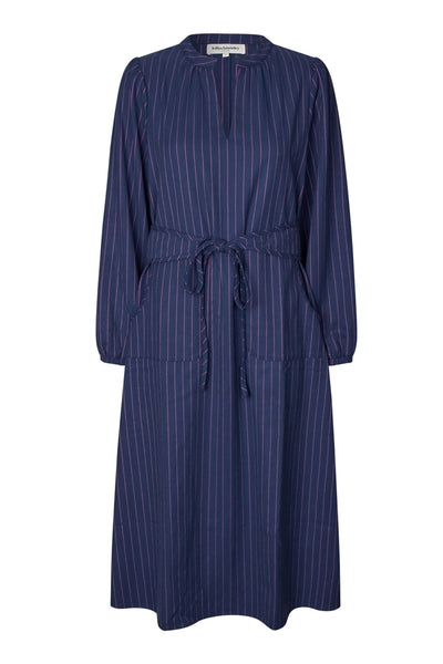 ParisLL Midi Dress LS 27 Dark Navy - 25539-3006 Thumbnail