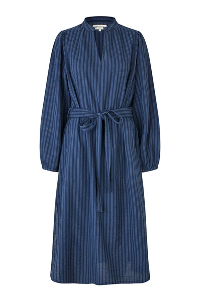 ParisLL Midi Dress LS 80 Stripe - 25442-3025 Thumbnail