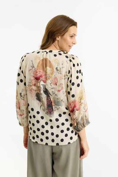 Pauline blouse CREAM - 16942 Thumbnail