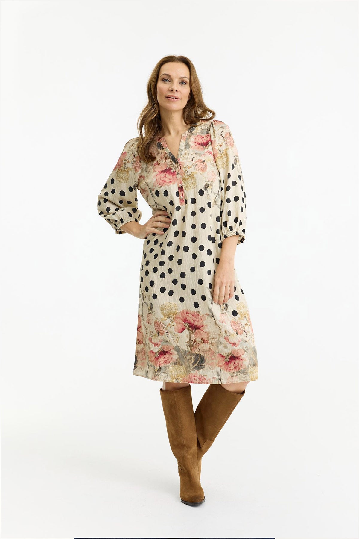 Pauline dress CREAM - 16943