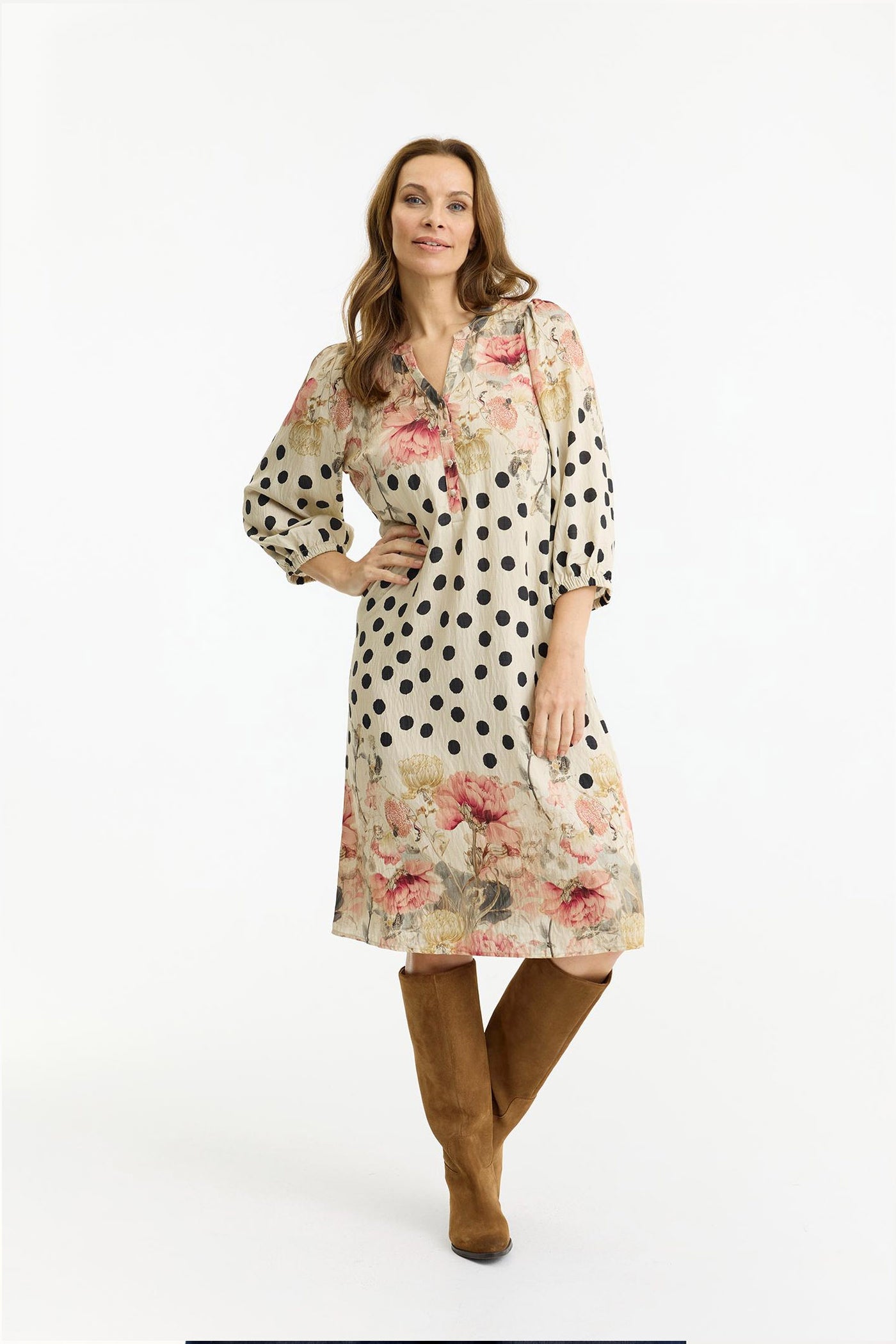 Pauline dress CREAM - 16943