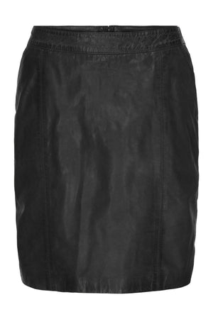 Pencil Skirt with Pockets Black - 100102