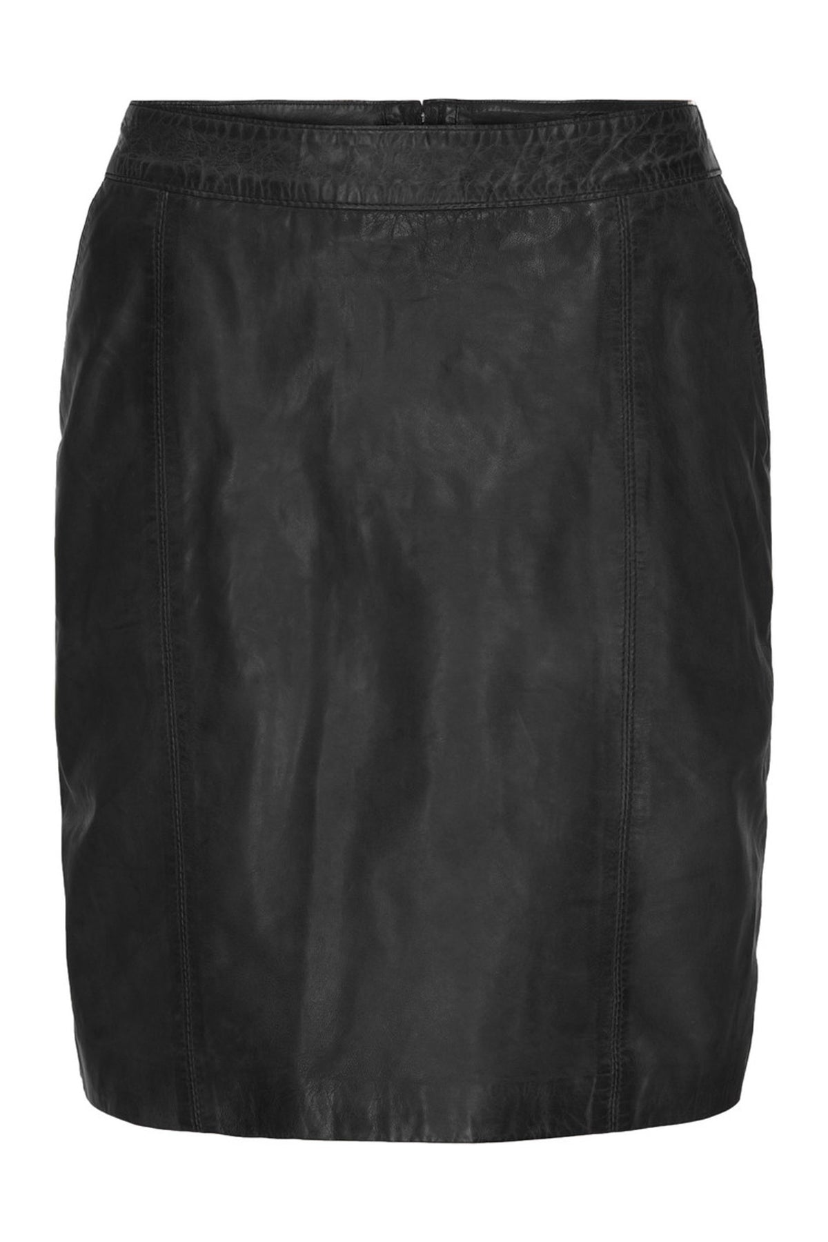 Pencil Skirt with Pockets Black - 100102