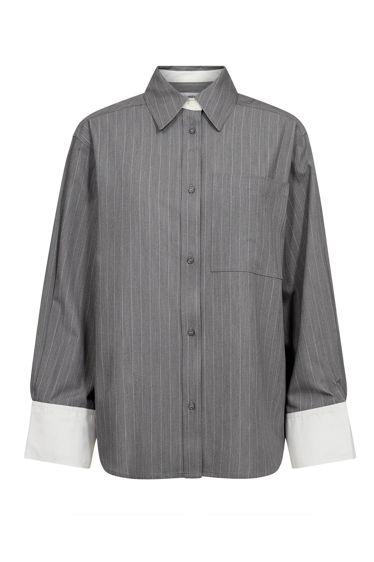 PennyCC Pin Shirt 65003-Mid Grey - 500134