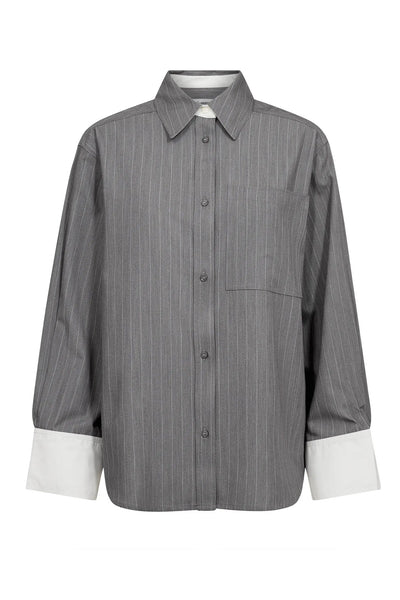 PennyCC Pin Shirt 65003-Mid Grey - 500134 Thumbnail