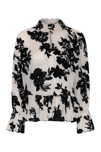 PhloxBBVitala blouse Flower Print - BBW4792 Thumbnail