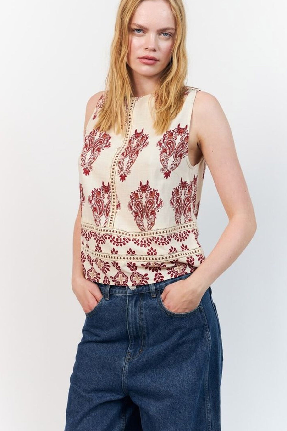 Piall Top Sl Creme - 26256-1019