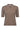 Piccolo SS Polo Rib Knit Walnut Melange - HL10010
