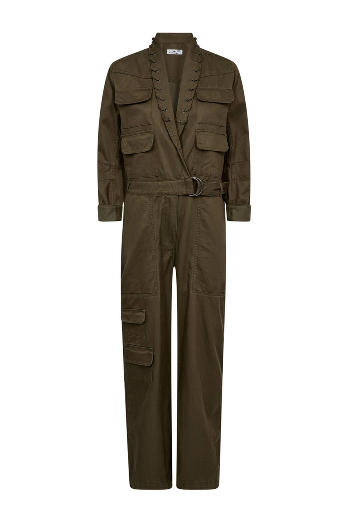 Pielle Twill Boiler Suit ARMY - HL10629