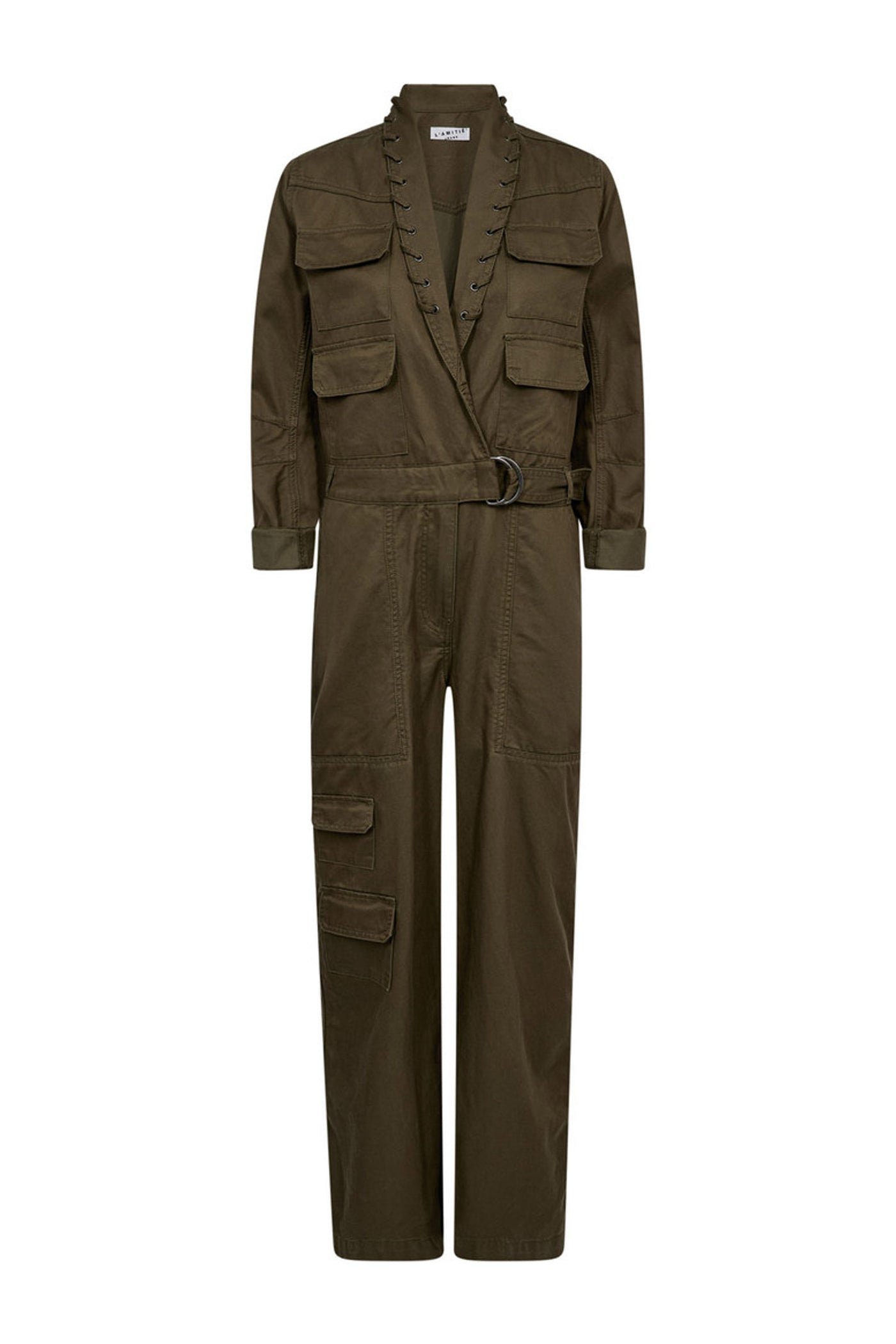 Pielle Twill Boiler Suit ARMY - HL10629