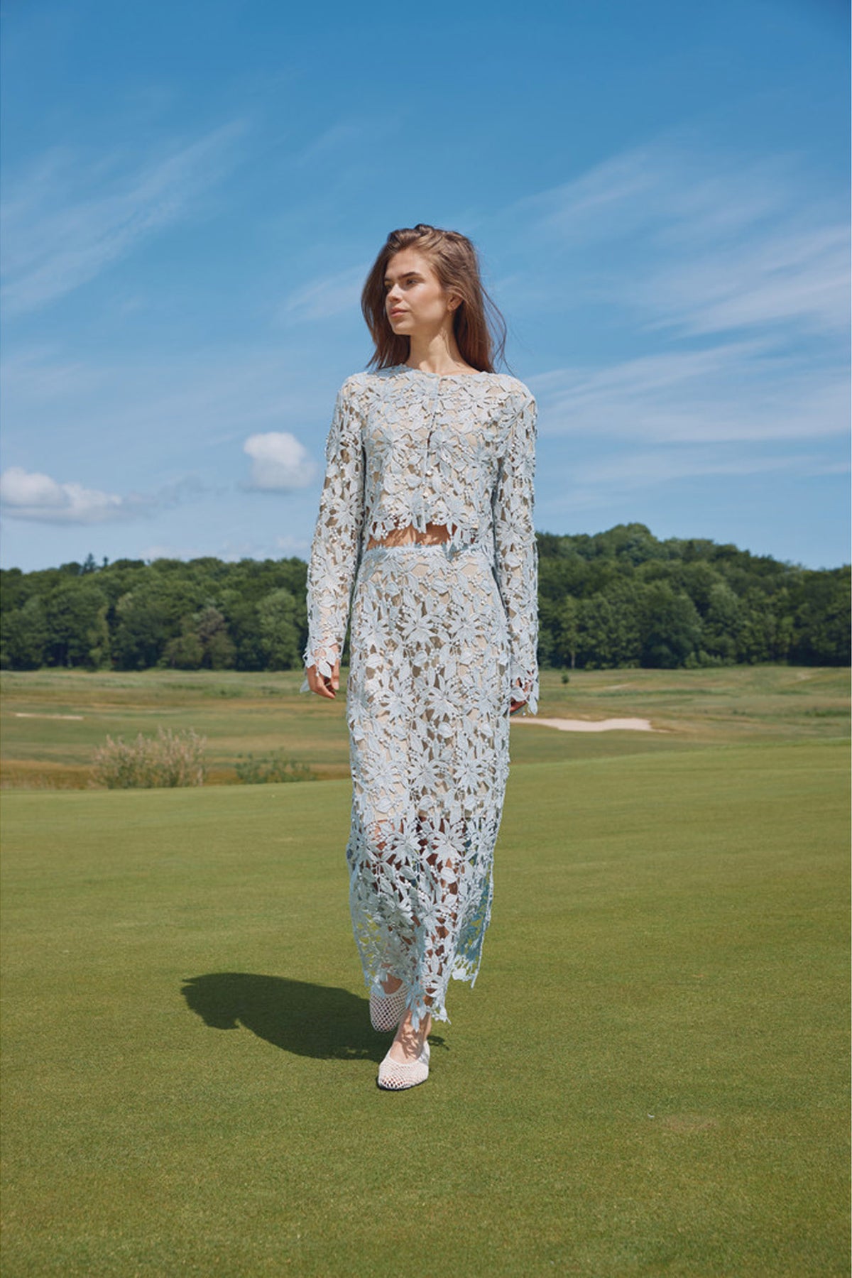 Pinangabbjoani Skirt Light Blue - BBW4936