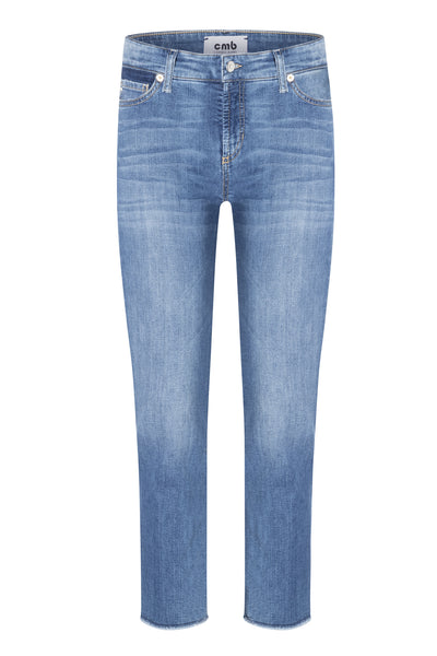 Piper Cropped Blue Denim - 0027 23 9182 Thumbnail