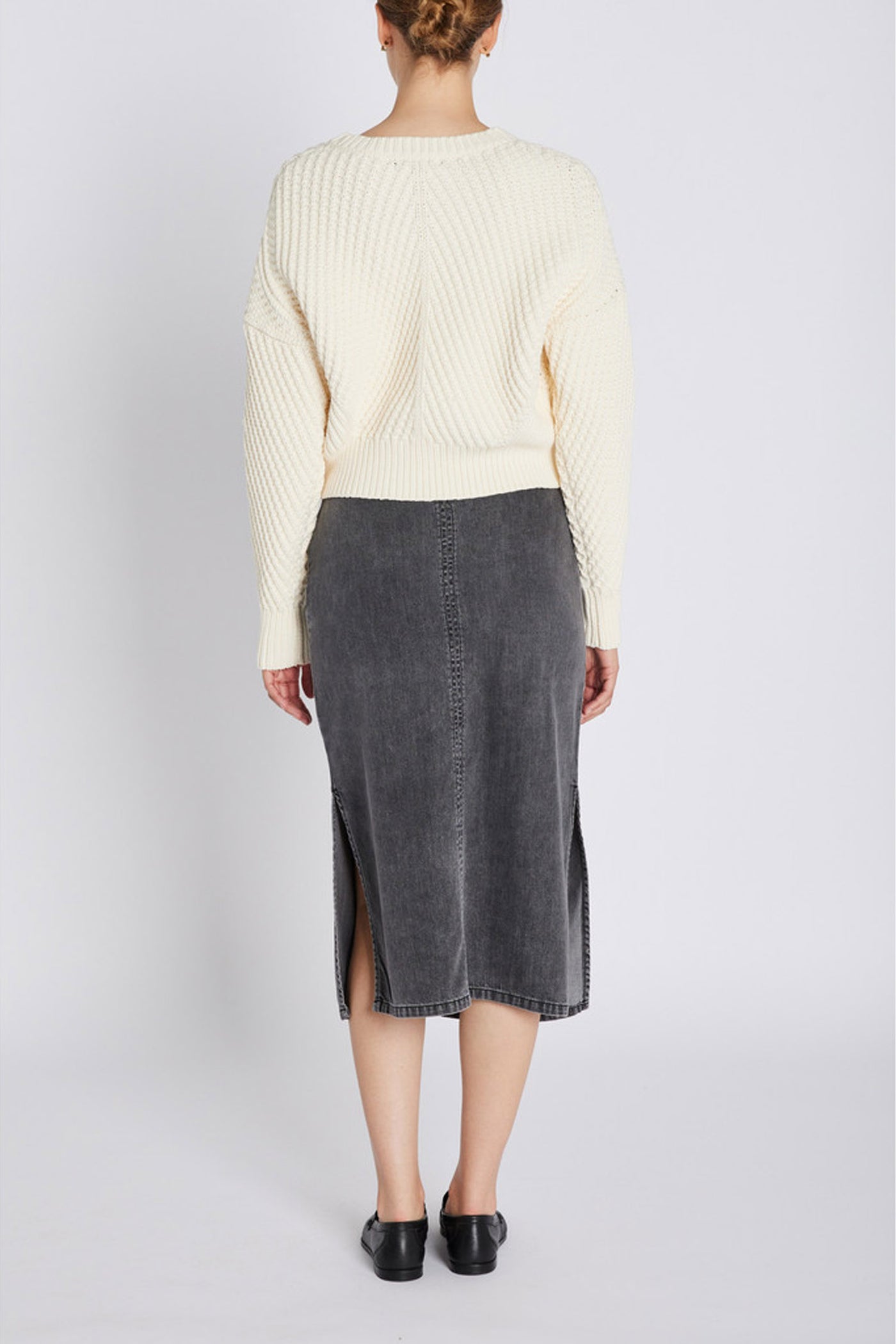 PlatieBBEmmi skirt Grey Denim - BBW4696
