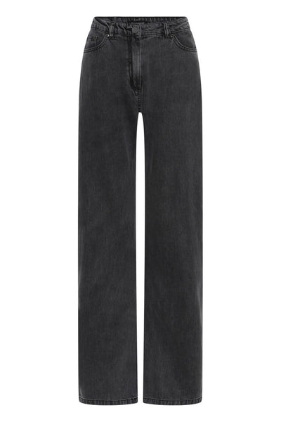 PlatieBBLoose pants Grey Denim - BBW4694 Thumbnail